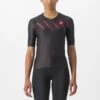 Castelli Free Speed 2 W Race Tri Top Zwart/rood Dames