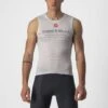Castelli Active Cooling Ondershirt Mouwloos Zilvergrijs Heren