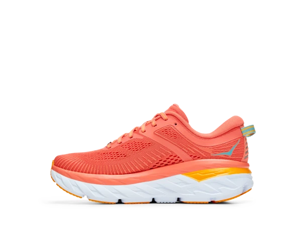 Hoka One One Hoka Bondi 7 Hardloopschoenen Roze Dames 4 Hoka One One Hoka Bondi 7 Hardloopschoenen Roze Dames - Afbeelding 2