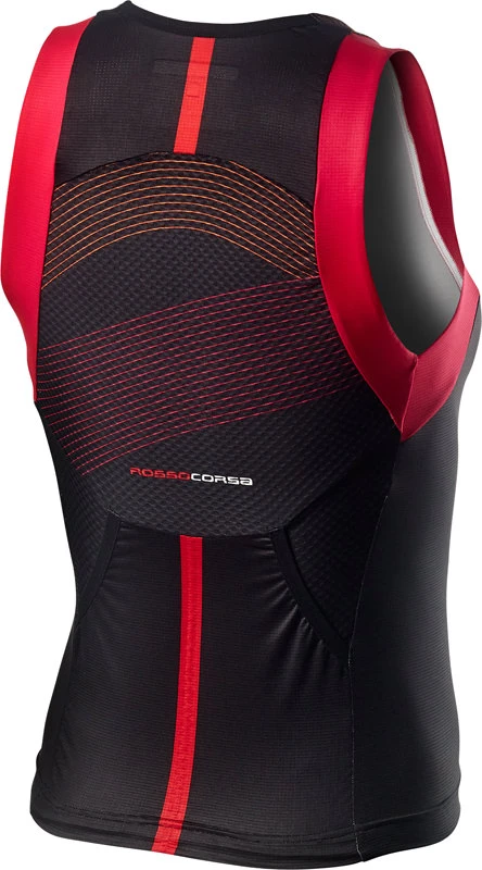 Castelli Free W Tri Singlet Zwart/rood Dames 4 Castelli Free W Tri Singlet Zwart/rood Dames - Afbeelding 2