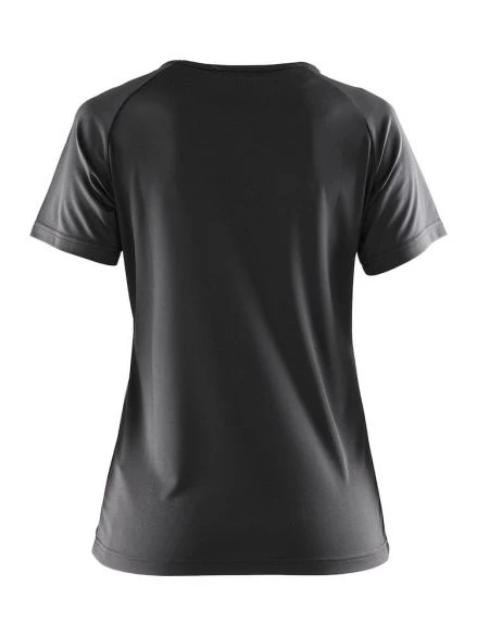 Craft Prime Korte Mouw Hardloopshirt Zwart Dames 4 Craft Prime Korte Mouw Hardloopshirt Zwart Dames - Afbeelding 2