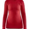 Craft Warm Intensity CN Lange Mouw Ondershirt Rood Dames -Zwemartikelen Winkel 1905347