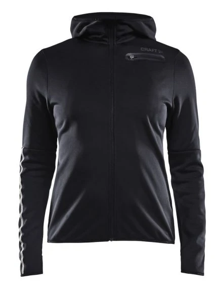 Craft Eaze Jersey Hardloopjack Zwart Dames