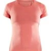 Craft Essential V-neck Korte Mouw Ondershirt Roze Dames -Zwemartikelen Winkel 1906048 702000 essential vn ss f preview