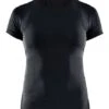 Craft Essential V-neck Korte Mouw Ondershirt Zwart Dames -Zwemartikelen Winkel 1906048 999000 essential vn ss f preview