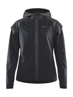 Craft Lumen Hydro Hardloopjack Zwart Dames