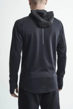 Craft Charge Sweat Hood Hardloopjack Zwart Heren -Zwemartikelen Winkel 1907722 999000 charge fz sweat hood jacket c2 preview
