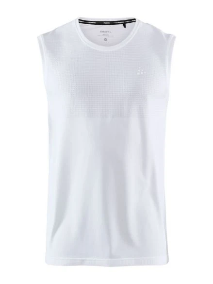 Craft Fuseknit Light Mouwloos Ondershirt Wit Heren 3 Craft Fuseknit Light Mouwloos Ondershirt Wit Heren
