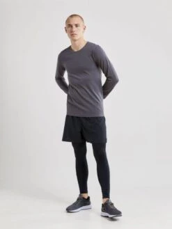 Craft Fuseknit Light Lange Mouw Ondershirt Grijs Heren -Zwemartikelen Winkel 1908844 985000 fuseknit light rn ls c6 preview