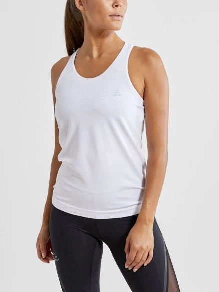 Craft Fuseknit Light Mouwloos Ondershirt Wit Dames 4 Craft Fuseknit Light Mouwloos Ondershirt Wit Dames - Afbeelding 2