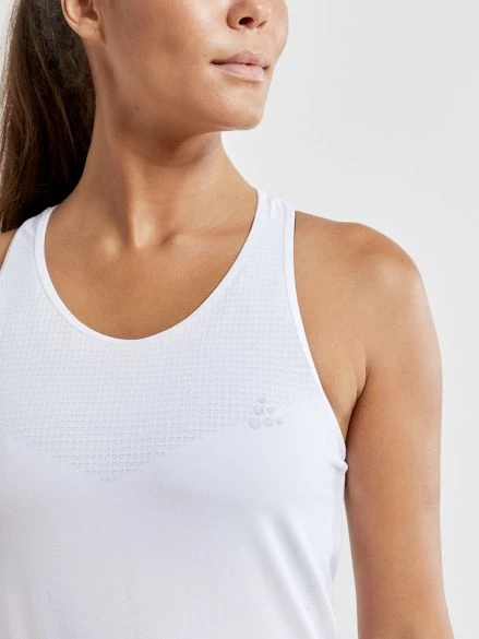 Craft Fuseknit Light Mouwloos Ondershirt Wit Dames 6 Craft Fuseknit Light Mouwloos Ondershirt Wit Dames - Afbeelding 4