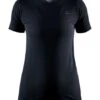 Craft Fuseknit Light Korte Mouw Ondershirt Zwart Dames -Zwemartikelen Winkel 1908846 999000 fuseknit light rn ss f preview