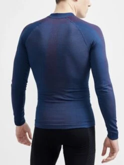 Craft Advanced Warm Fuseknit Ondershirt Blauw Heren -Zwemartikelen Winkel 1909732 396404 adv warm fuseknit intensity ls m closeup2 preview