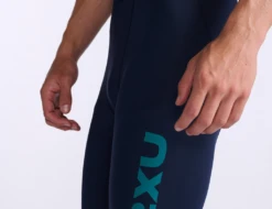2XU Aero 9 Inch Tri Shorts Blauw Heren -Zwemartikelen Winkel 2xu aero 9 inch tri short mt6430b mdn jde 020