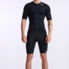 2XU Aero Tri Top Korte Mouw Zwart Heren -Zwemartikelen Winkel 2xu aero tri sleeved top mt6662a blk wht