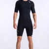 2XU Core Trisuit Korte Mouw Zwart Heren 1 2XU Core Trisuit Korte Mouw Zwart Heren -Zwemartikelen Winkel 2xu core sleeved trisuit korte mouw mt7043d blk wht