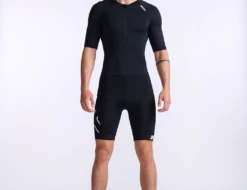 2XU Core Trisuit Korte Mouw Zwart Heren
