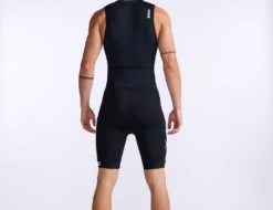 2XU Core Trisuit Mouwloos Zwart Heren -Zwemartikelen Winkel 2xu core trisuit mt6437d blk wht 005