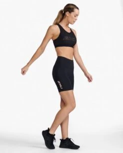 2XU Aero 7 Inch Tri Shorts Zwart Dames -Zwemartikelen Winkel 2xu dames shorts wt6435b blk pcw 03