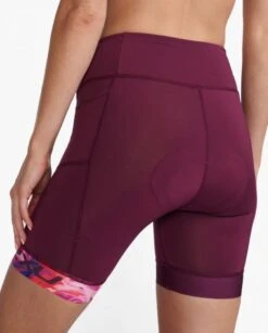 2XU Core 7 Inch Tri Shorts Roze Dames -Zwemartikelen Winkel 2xu dames shorts wt6442b mul ftv 05