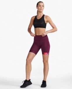 2XU Core 7 Inch Tri Shorts Roze Dames -Zwemartikelen Winkel 2xu dames shorts wt6442b mul ftv 06