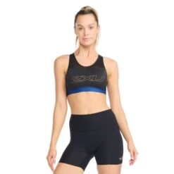 2XU Aero Tri Crop Zwart Dames