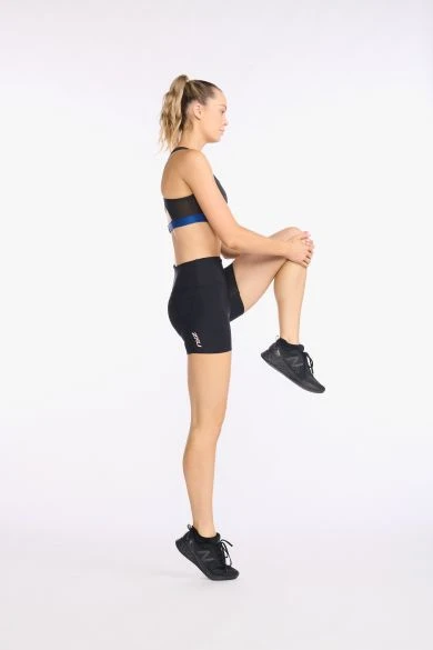 2XU Aero Tri Crop Zwart Dames 6 2XU Aero Tri Crop Zwart Dames - Afbeelding 4