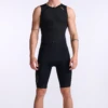 2XU Light Speed Front Zip Trisuit Mouwloos Zwart Heren -Zwemartikelen Winkel 2xu light speed front zip trisuit mt6660d blk gld