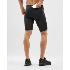 2XU Run Dash Compressie Shorts Zwart Heren -Zwemartikelen Winkel 2xu run dash compressie shorts ma6108b 004