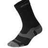 2XU Vectr Merino LC Crew Compressie Hoge Sokken Zwart/grijs -Zwemartikelen Winkel 2xu sokken vectr merino lc crew hoog