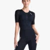 2XU Aero Trisuit Korte Mouw Zwart Dames -Zwemartikelen Winkel 2xu trisuit aero sleeved wt6431d blk wht