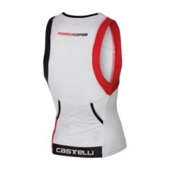 Castelli Free Tri Top Heren Wit/rood 16069-123 -Zwemartikelen Winkel 4516069 123 1