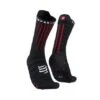 Compressport Aero Hardloopsokken Zwart -Zwemartikelen Winkel aero socks black red