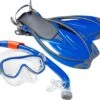 Aqua Lung Yucatan Pro Snorkelset Heren Maat S/M Blauw