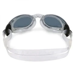 Aqua Sphere Kaiman Donkere Lens Zwembril Zilver -Zwemartikelen Winkel aqua sphere kaiman donkere lens white zilver 001