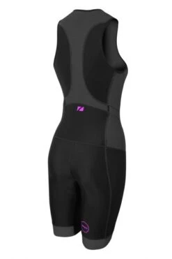 Zone3 Aquaflo Plus Mouwloos Trisuit Zwart Dames -Zwemartikelen Winkel aquaflo wmns black suit back 01