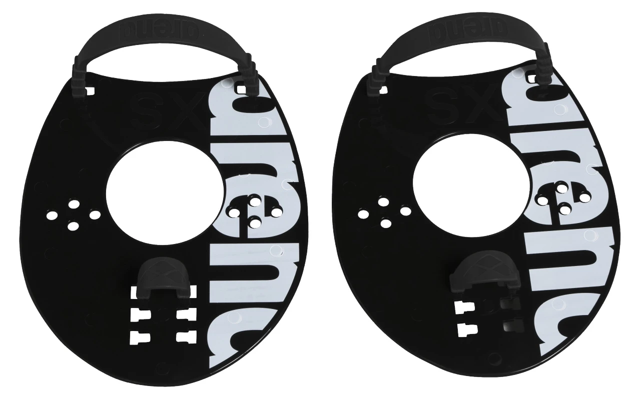 Arena Elite Handpeddels Zwart/wit 3 Arena Elite Handpeddels Zwart/wit