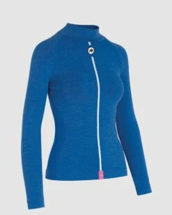 Assos Ultraz Skin Layer Winter Ondershirt Lange Mouw Blauw Dames -Zwemartikelen Winkel assos ondershirts dames ultraz winter skin layer p124043929 04