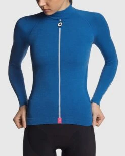 Assos Ultraz Skin Layer Winter Ondershirt Lange Mouw Blauw Dames -Zwemartikelen Winkel assos ondershirts dames ultraz winter skin layer p124043929 05