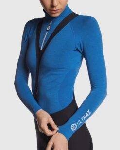 Assos Ultraz Skin Layer Winter Ondershirt Lange Mouw Blauw Dames -Zwemartikelen Winkel assos ondershirts dames ultraz winter skin layer p124043929 06