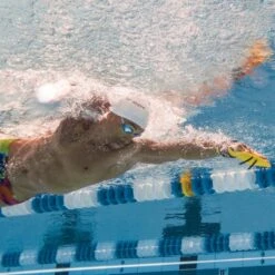 Finis Bolster Handpeddels Geel/zwart -Zwemartikelen Winkel bolster paddle 3