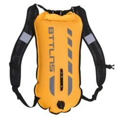 BTTLNS Kronos 1.0 Safeswimmer Backpack Zwemboei 28 Liter Geel -Zwemartikelen Winkel bttlns buoy kronos yellow low 03