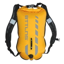 BTTLNS Tethys 1.0 Safeswimmer Zwemboei 35 Liter Geel -Zwemartikelen Winkel bttlns buoy tethys yellow low 03