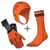 BTTLNS Neopreen Accessoires Voordeelset Oranje -Zwemartikelen Winkel bttlns neoprene accessories combi set 3 orange low