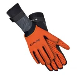 BTTLNS Neopreen Zwemhandschoenen Boreas 1.0 Oranje -Zwemartikelen Winkel bttlns neoprene gloves boreas 10 orange low 004