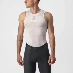 Castelli Core Seamless Ondershirt Mouwloos Wit Heren