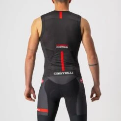 Castelli Free Tri 2 Mouwloos Top Zwart Heren -Zwemartikelen Winkel castelli free tri 2 mouwloos 22091 010 02