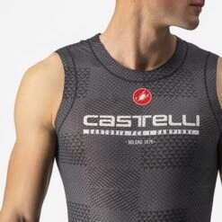 Castelli Pro Mesh BL Mouwloos Ondershirt Zwart Heren -Zwemartikelen Winkel castelli pro mesh zwart sl 22033 010 03