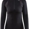 Craft Active Extreme X Zip Ondershirt Lange Mouw Zwart Dames -Zwemartikelen Winkel craft acvtive extreme zwart dames 1909673 999000