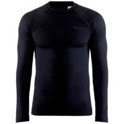 Craft Advanced Warm Fuseknit Intensity Ondershirt Lange Mouw Zwart Heren